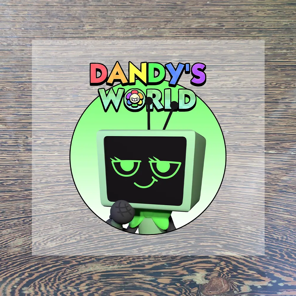 Dandys World Cartoon Iron on Patches for Clothing DIY T-shirt Heat Transfer Anime Stickers Children Clothes Custom Vinyl Sticker
