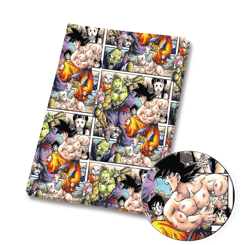 dragon ball Anime peripherals Fabric 140*50cm DIY Sewing Patchwork Quilting Baby Dress Printed Fabric Fabric Sewing Kids