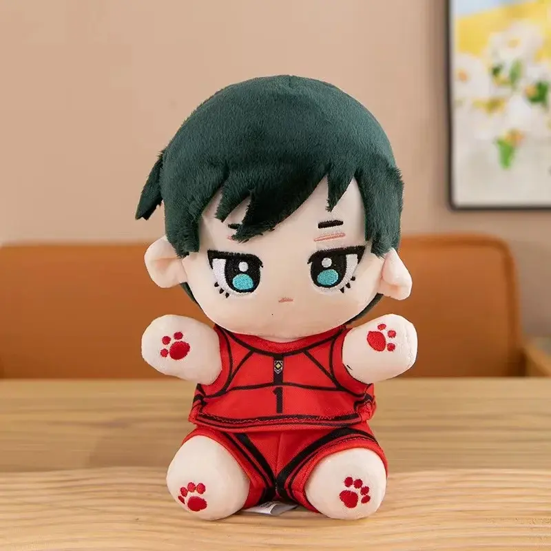 22cm Anime Blue Lock Isagi Yoichi Plush Doll Cosplay Seishiro Nagi Reo Mikage Cute Soft Stuffed Pillow Kids Birthday Gift Toy