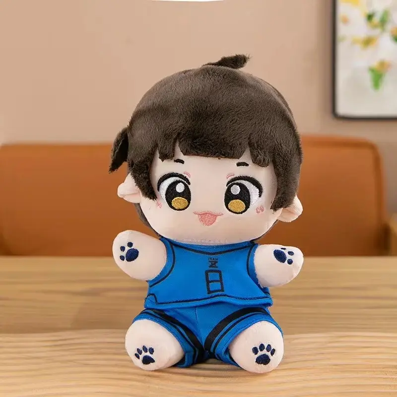 22cm Anime Blue Lock Isagi Yoichi Plush Doll Cosplay Seishiro Nagi Reo Mikage Cute Soft Stuffed Pillow Kids Birthday Gift Toy
