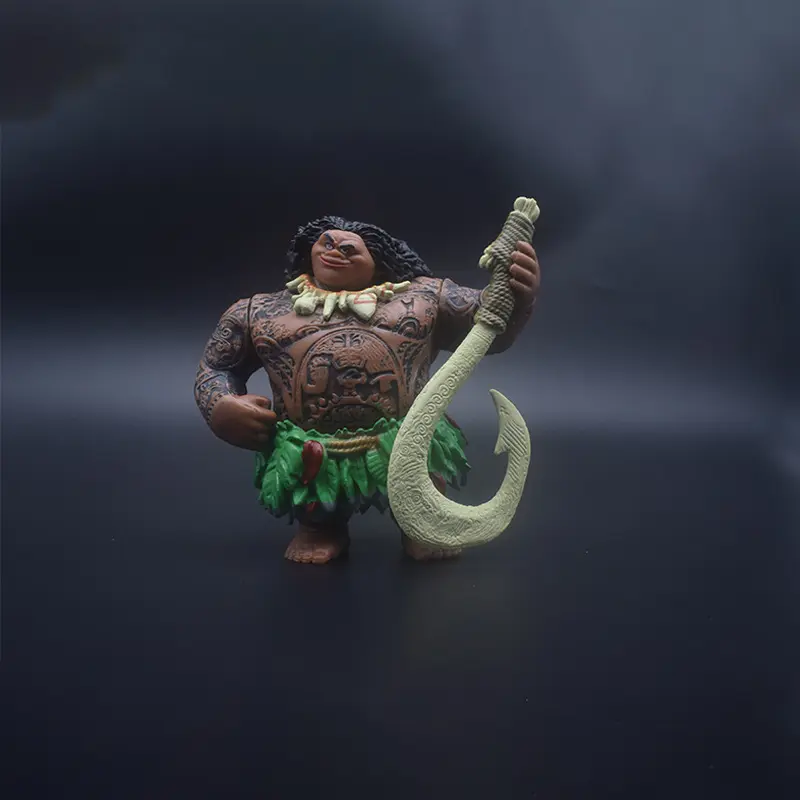 6Pcs/set Cartoon Movie Moana Action Figure Anime Moana Maui Chief Tui Doll Figurines Model Decoration Toys for Festive Gifts