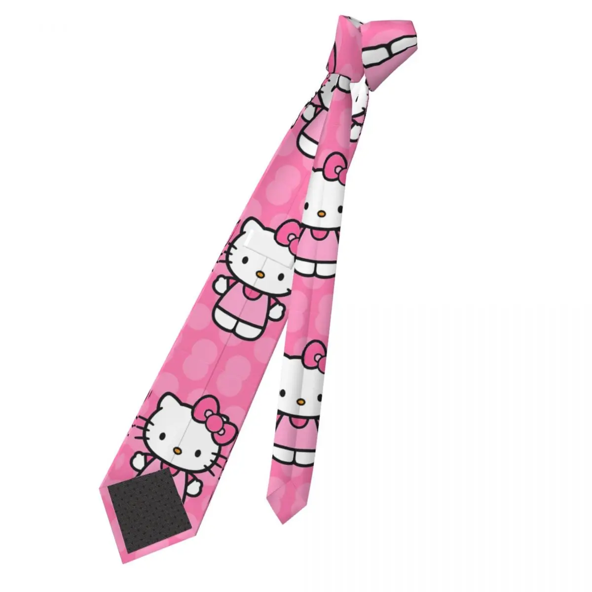 Hello Kitty Necktie Unisex 8 cm Cute Cartoon Neck Ties for Men Fashion Wide Suits Accessories Gravatas Wedding Cosplay Props