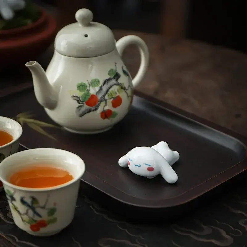 Hello Kitty Chopsticks Pillow Cinnamoroll ceramics Holder cute Home Decoration Chopsticks Forks Holder Chopsticks Holder Gifts