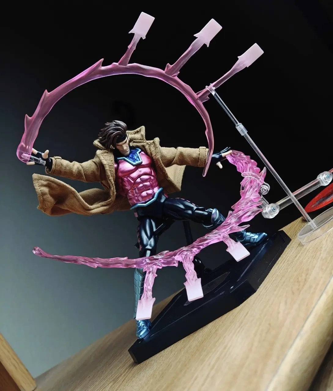 New CT Toys Gambit Mafex 131 Figure SHF X-Men Wolverine Anime Action Figure PVC Statue Model Figurine Kids Toy Customized Gifts