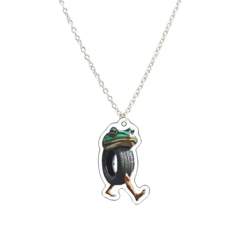 Tralalero Tralala Necklaces Tungtung Sahur Brainrot Anime Chains Choker Kids Cosplay Classic Toys Fashion Jewelry Gift Hot Sales