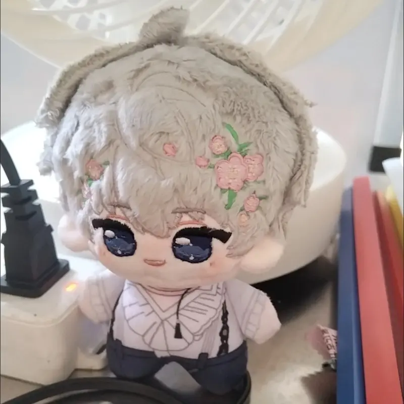 Game Love And Deep Space Character Peripheral Embroidery Flower Series 10cm Cotton Doll Plush Toy Collectible Girl Gift Presale