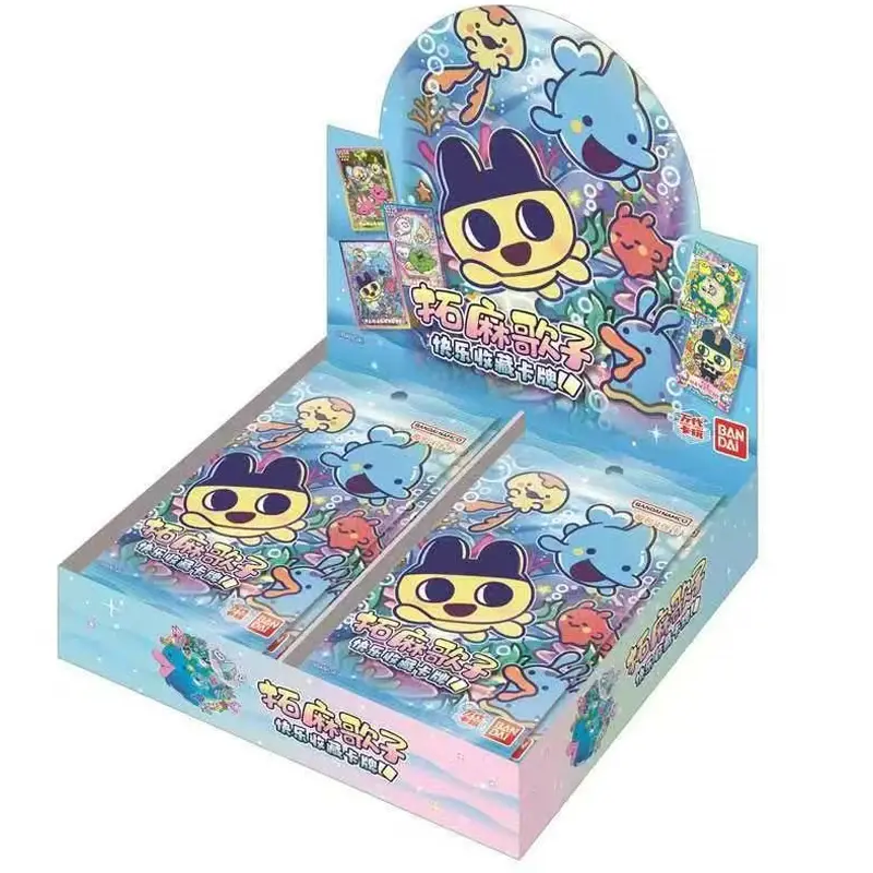 IN STOCK New 100% Original BANDAI Tamagotchi Happy Collection Card TCG Booster Box Game Cards Rare USSR USR Cards Gifts Toys