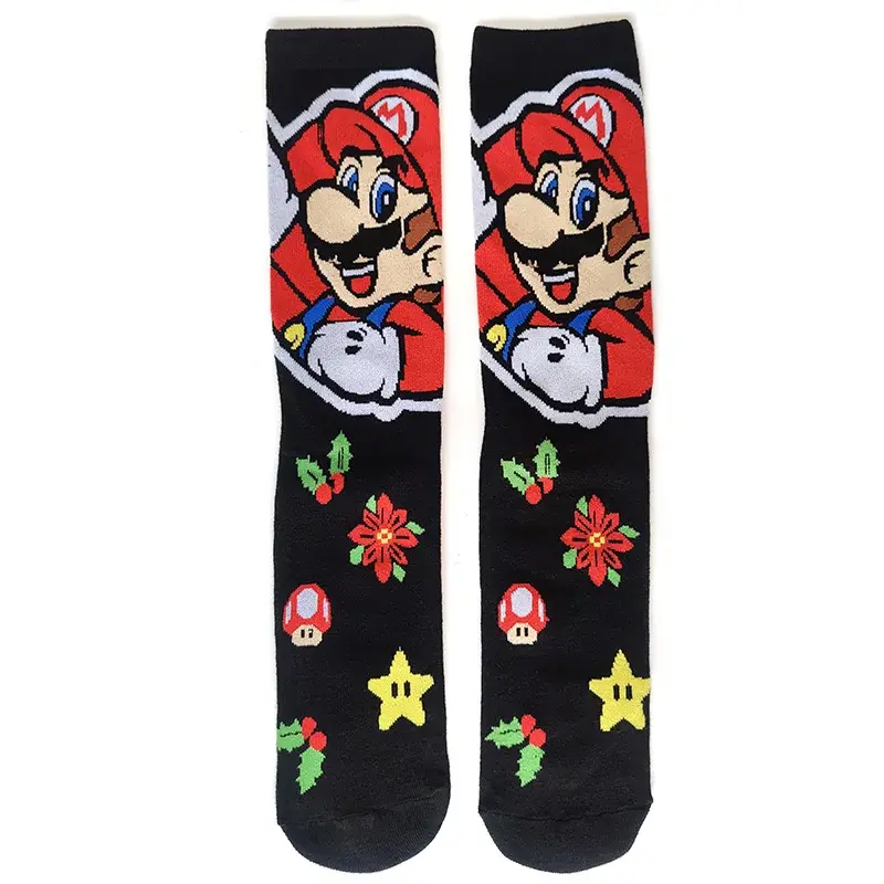 41 Style Cartoon Game Super Mario Bros Socks Odyssey Yoshi Tube Socks Unisex Cosplay Adult Socks