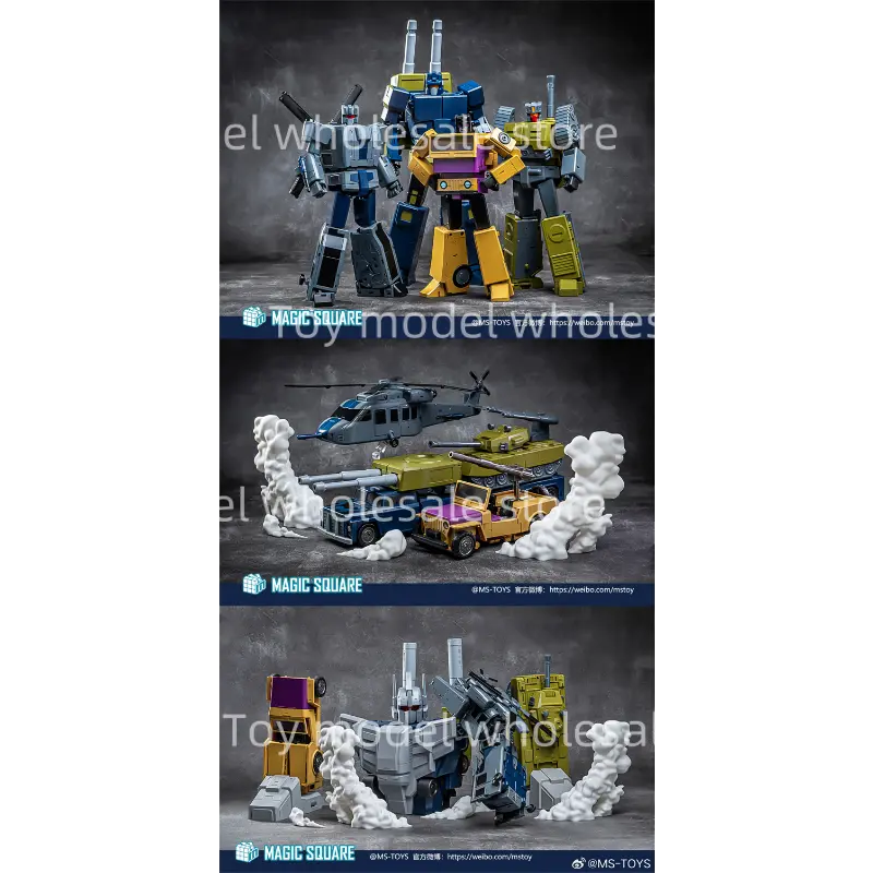 [IN STOCK SOON] Transformation Magic Square MS-TOYS MS-06 MS06 Vortex Tornado Action Figure Robot