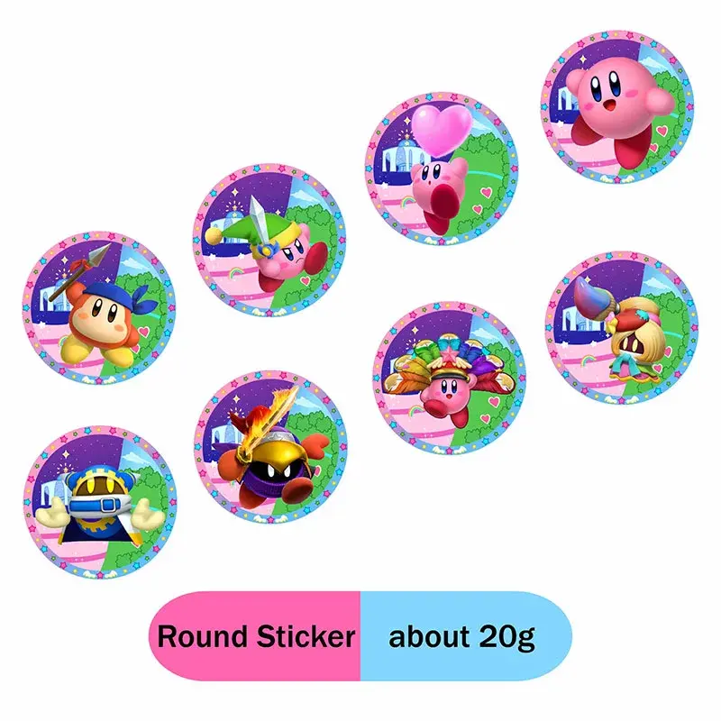 Kirby:Star Allies Theme Party Disposable Tableware Paper Plate Cup Tablecloth Baby Shower Kids Birthday Party Decor Supplies