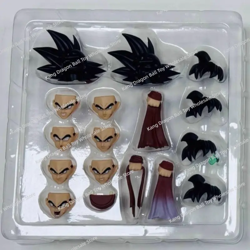 DKO & Recustom Dragon Ball SHF Super Saiyan SSJ Lost Heroic Soul Burdock Sun Goku's Father Accessories Action Figures Model Toys