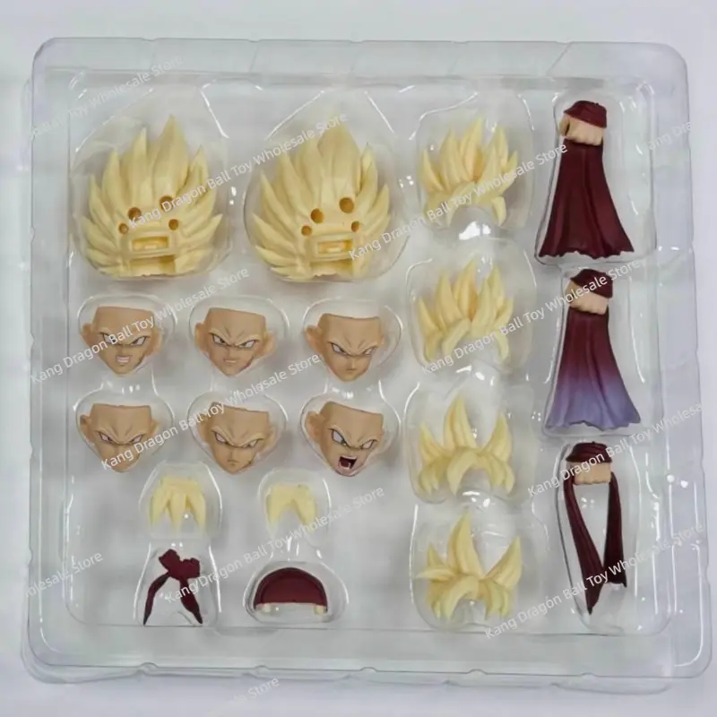 DKO & Recustom Dragon Ball SHF Super Saiyan SSJ Lost Heroic Soul Burdock Sun Goku's Father Accessories Action Figures Model Toys
