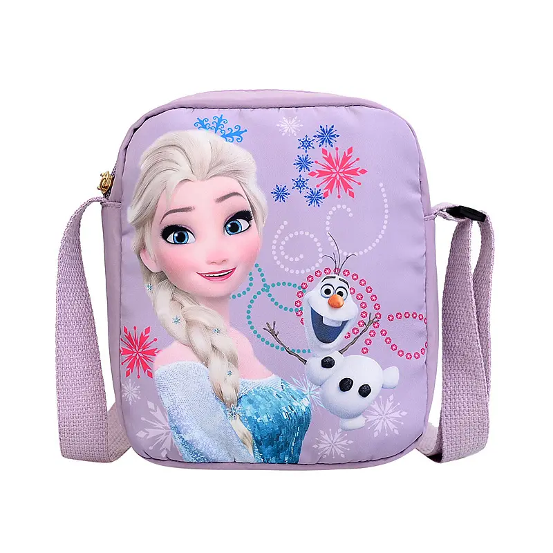 Disney Anime Frozen 2 Elsa Cartoon Princess Messenger Cute Bag Fashion Decor Surprise Birthday Gift