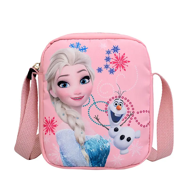 Disney Anime Frozen 2 Elsa Cartoon Princess Messenger Cute Bag Fashion Decor Surprise Birthday Gift