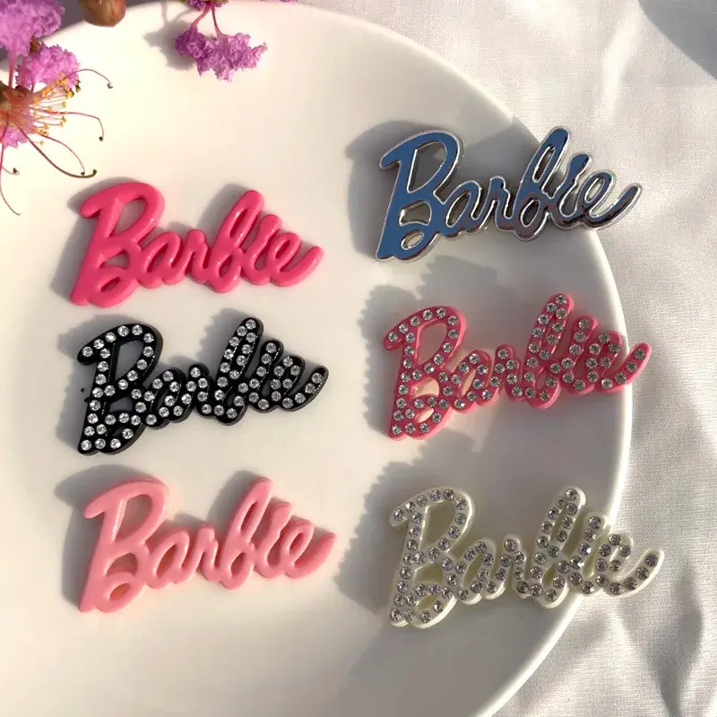 5pcs Exquisite Cute Colorful Diamond Pink Series Resin Flatback Charms for Diy Material Resin Accessories Crafts Materials