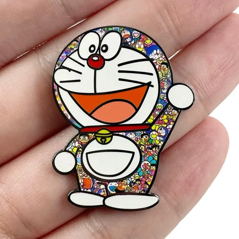 Anime Doraemon Enamel Pin Lapel Pins for Backpacks Brooches Badges Kawaii Brooch for Clothes Jewelry Gifts Friends