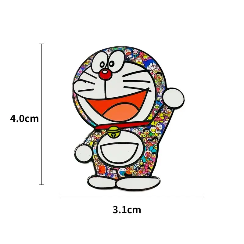 Anime Doraemon Enamel Pin Lapel Pins for Backpacks Brooches Badges Kawaii Brooch for Clothes Jewelry Gifts Friends