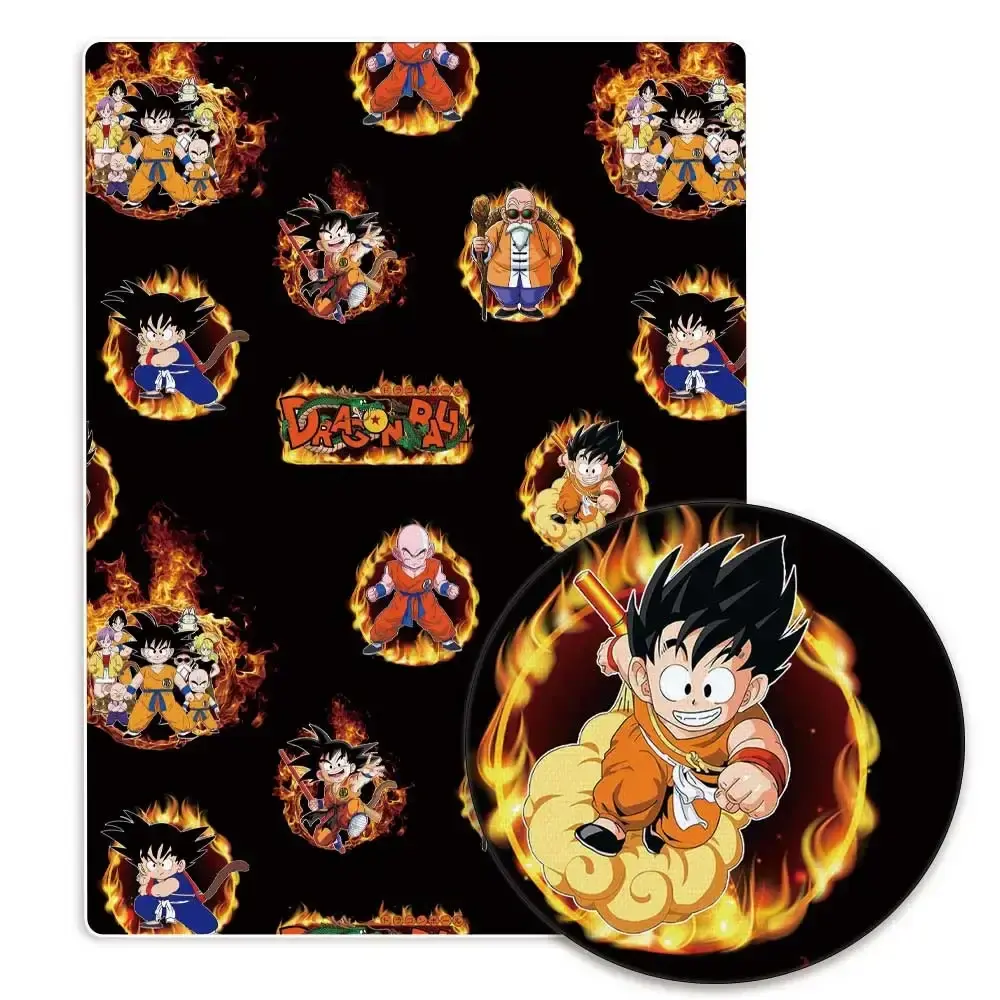 Polyester cotton dragon ball Anime peripherals Fabric 140*50cm Sewing Patchwork Quilting Baby Dress Printed Fabric Sewing Kids