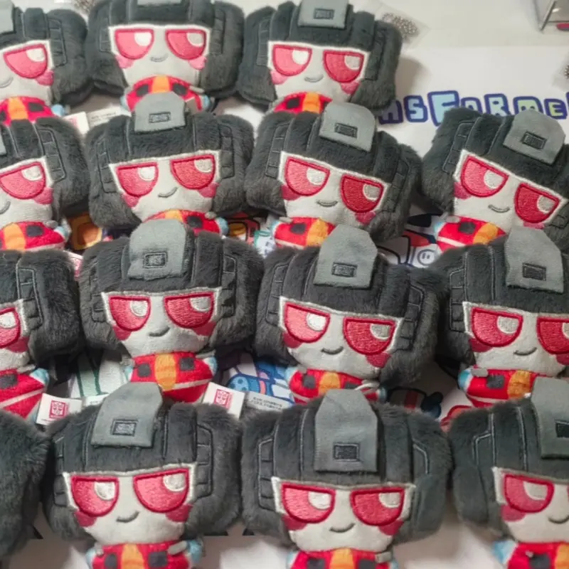 Mini Transformation Shockwave PLush Pendant Box Toy Model Birthday Fans Collectible Decoration Surprise Boys Cool Peluche Gifts