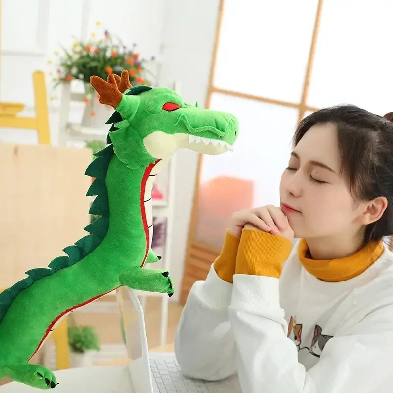 20th Dragon Ball Z Plush Toys Anniversary Shenlong Simulation Dragon Toy Cyan Dragon Photo Prop Furniture Decoration