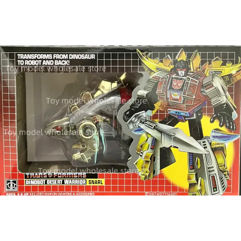 【In Stock 】Transformed Toys G1 Reissue KO Dinobots Set Grimlock Snarl Swoop Sludge Kickback Bombshell Action Figure Toy Gift