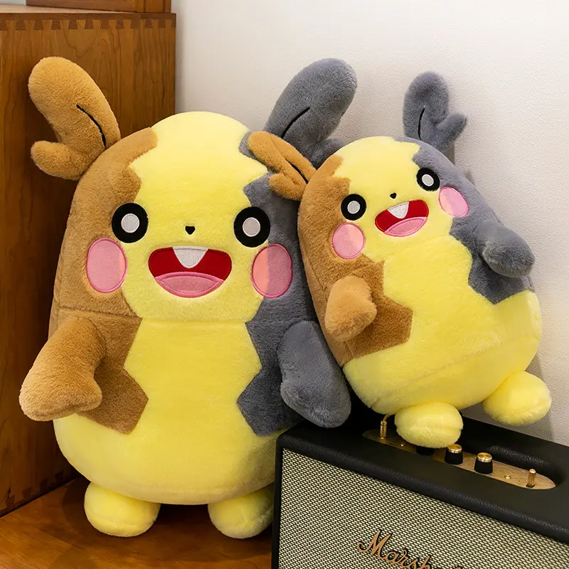 40/80cm Riolu Pokemon Pillow Doll Lucario Huge Plush Pokémon Plushie Anime Stuffed Toys Morpeko Birthday Soft Gift for Children