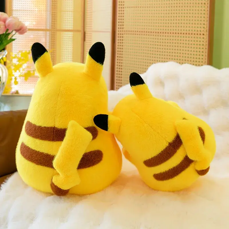 Cartoon Cute Pokemon Pikachu Capybara Plush Doll Toy Anime Pikachu Puffer Fish Capybara Pillow Doll Children's Birthday Gift Toy