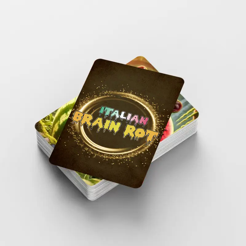 92pcs Tralalero Tralala Cards Kids Cartoon Tungtung Sahur Brainrot Classic Toy Collection Card Children Party Game Birthday Gift