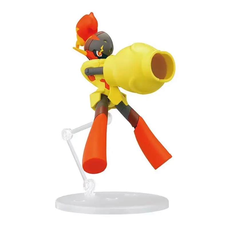Bandai Genuine Pokemon PLAMO NO.58 Armarouge Elf Anime Action Figure Collectible Assembly Model Toys Ornaments Gift Children