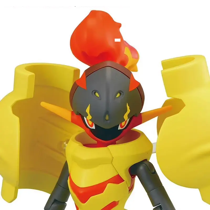 Bandai Genuine Pokemon PLAMO NO.58 Armarouge Elf Anime Action Figure Collectible Assembly Model Toys Ornaments Gift Children