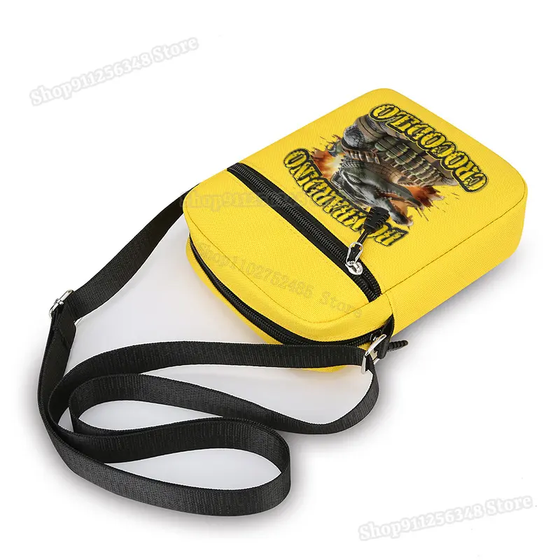 Funny Italian Brainrot Sling Bags Outdoor Leisure Shoulder Crossbody Bag Large Space Handbag Tung Tung Sahur Practical Durable