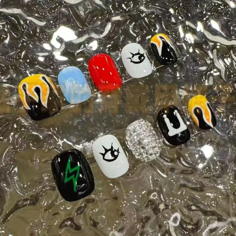 2025 GD Hot selling Handmade Wearing Armor Original Love Bean Whitening Versatile Nail Art