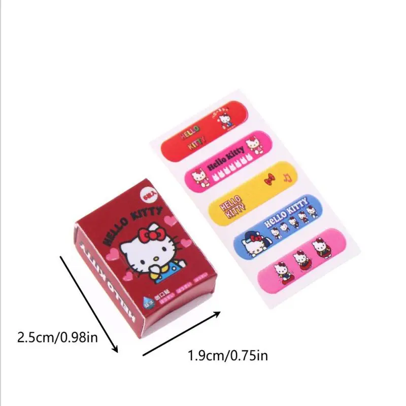 Sanrio KT Cat 1:12 Dollhouse Bandaid Miniature Hello Kitty Boxed Bandaid Model Decor Toy Doll House Accessories