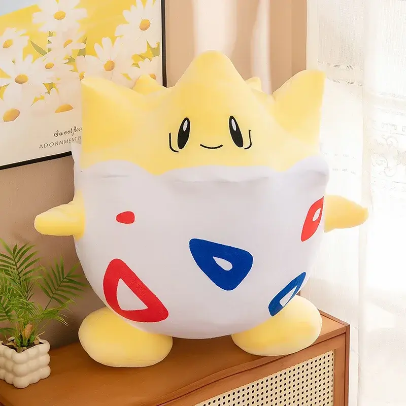 60cm Pokemon Togepi Big Size Plush Toy Cute Soft Kawaii Best Gifts Anime Cartoon Stuffed Dolls Figure Toy for Kids Birthday Gift