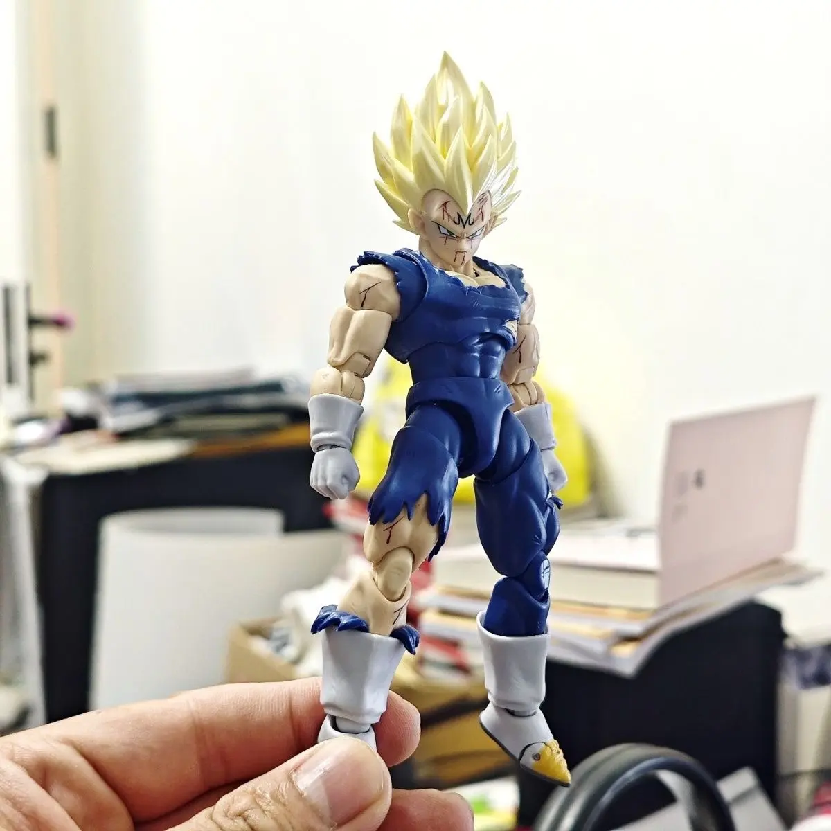 In Stock Black Hole Toys & TK Dragon Ball SHF Super Saiyan SSJ Majin Vegeta Full Power Anime Action Figures Models Gifts Kid Toy