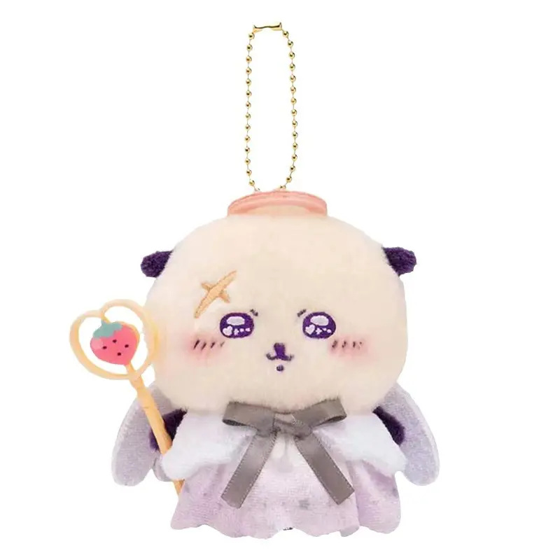 Kawaii Cute Angel Devil Plush Doll Jiikawa Xiaoba Usachi Jiyi Small Pendant Keychain Girl Bag Decoration Small Ornaments Gift