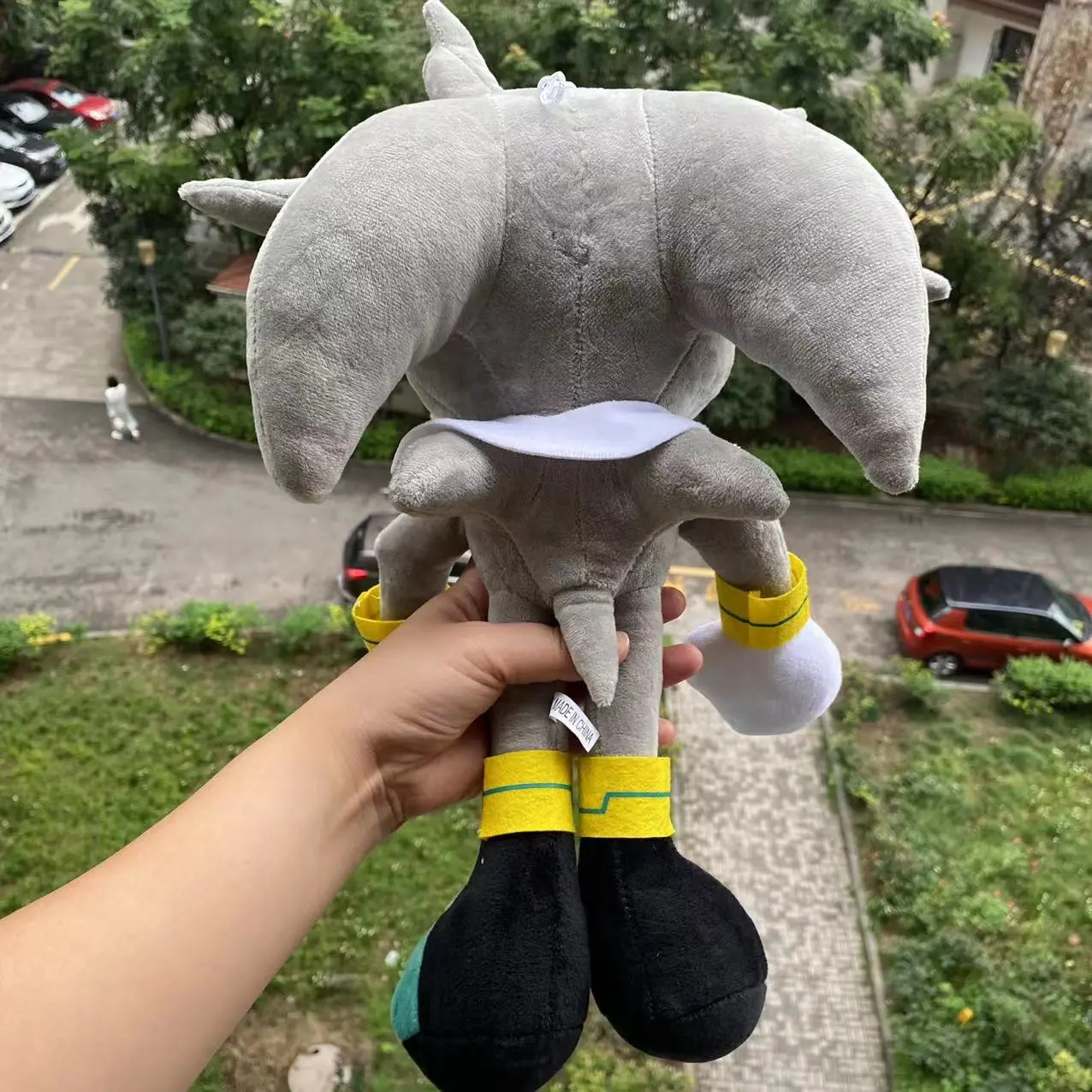 45cm Game Figure Silver the Hedgehog Plush Toy Doll Christmas Gifts For Children