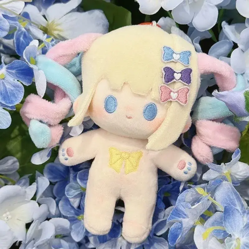 10cm Stuffed Mini Body Toy Game NEEDY GIRL OVERDOSE Anime Cosplay Rain Ame KAngel Cute Plush Doll Pendant Keychain Toys Gifts