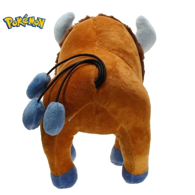 POKEMON Tauros Anime Plush Doll Toy Cartoon Anime Pokemon Plush Tauros Figure Doll Pokemon Girls Funny Gifts for Kids