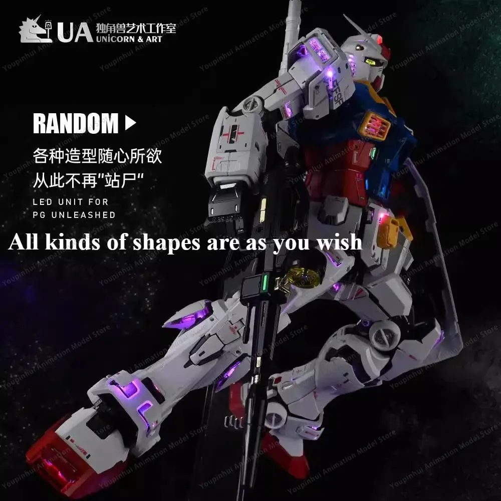 UA Brand Unicorn Art Studio Produced 1/60 PGU Original Lamp Set with Remote Control Color Change Color Change LED