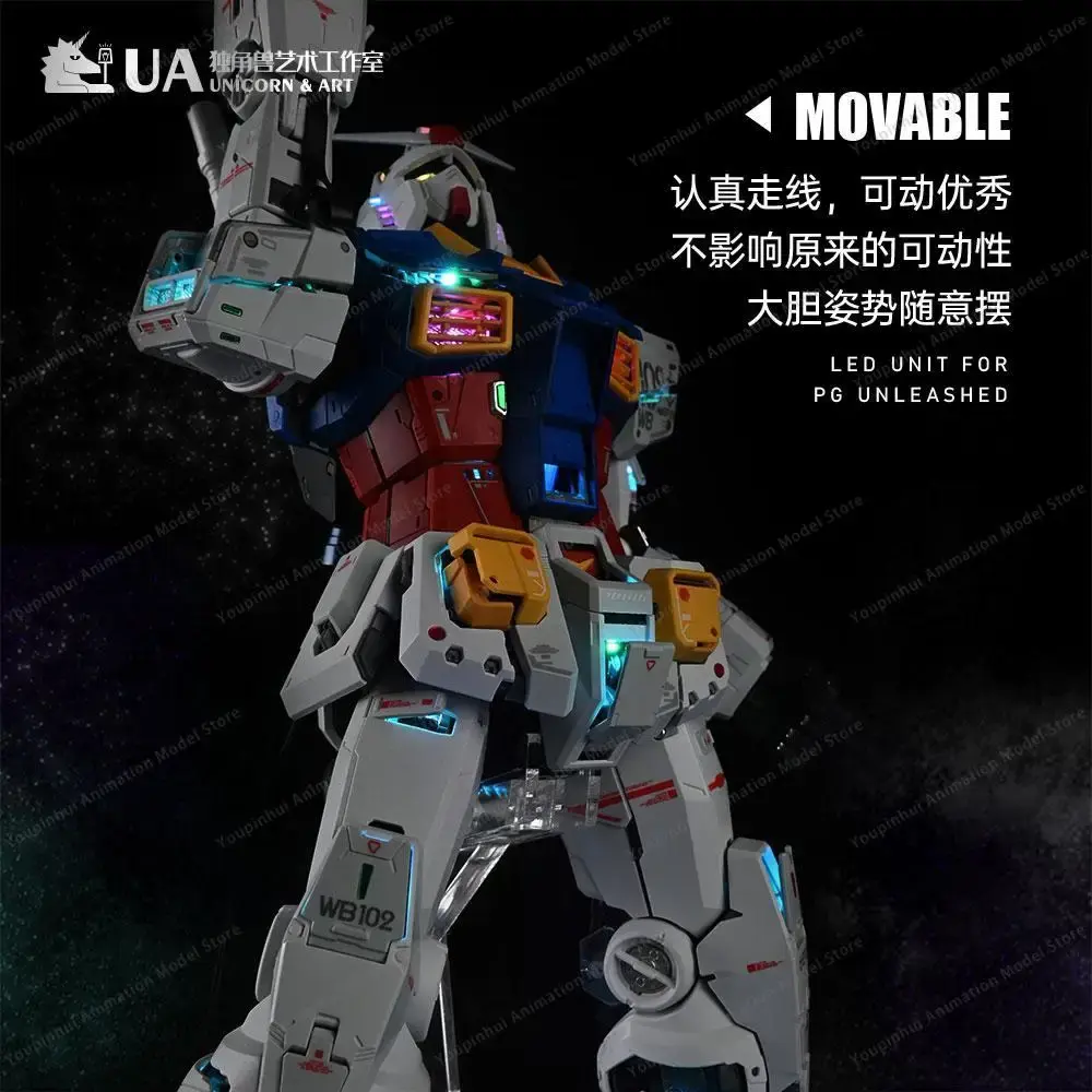 UA Brand Unicorn Art Studio Produced 1/60 PGU Original Lamp Set with Remote Control Color Change Color Change LED