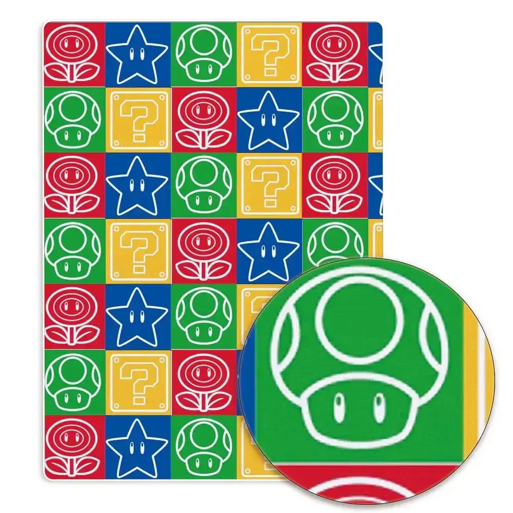 Mario game Fabric140*50cm Handmade Sewing Patchwork Quilting Baby Dress Home Sheet Printed Fabric Fabric Sewing Kids