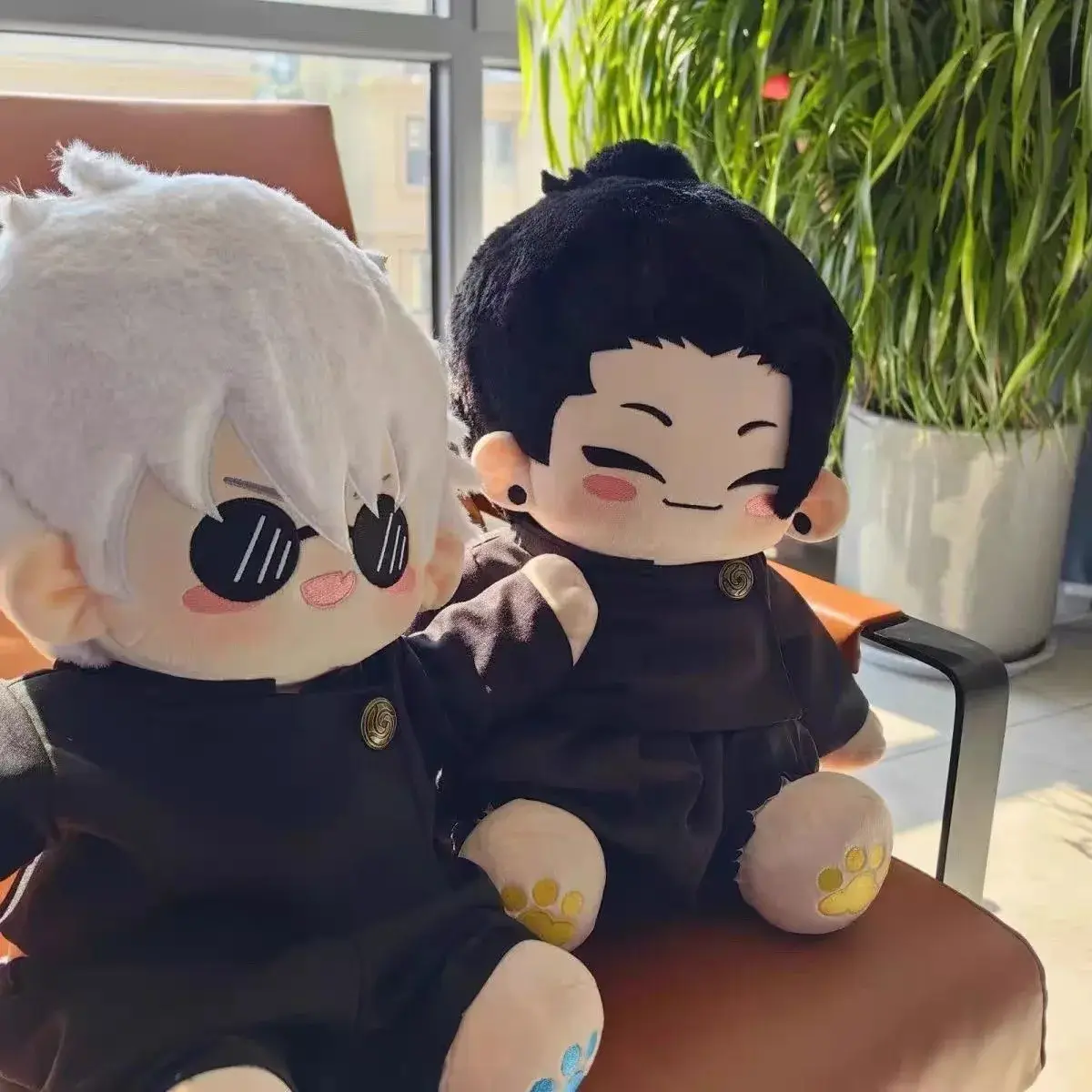 40cm Plush Doll Toy Satoru Gojo Geto Suguru Cosplay Anime Jujutsu Kaisen Cute Soft Stuffed Pillow Birthday Gift