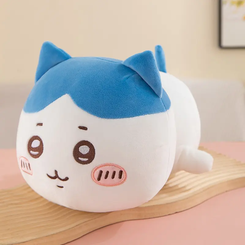 30/40Cm MINISO Chiikawa Series Long Doll Cartoon Hachiware Soft Pillow Big Size Plush Doll Children's Girl Toy Birthday Gift