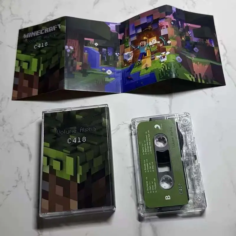 Sandbox game C418 Daniel Rosenfeld Music Tape Volume Alpha Album Cassettes Cosplay Recorder Walkman Soundtracks Box Party Music