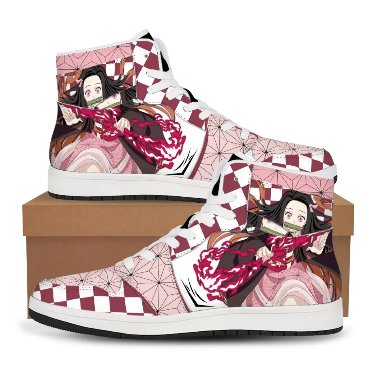 Demon Slayer Kimetsu No Yaiba Sneakers Basketball Anime Fashion Men's Shoes Women's Shoes Unisex Casual Shoe Custom Holiday Gift