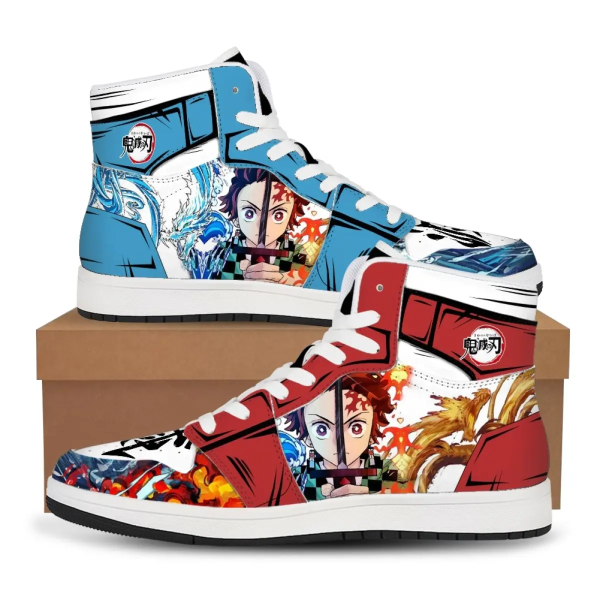 Demon Slayer Kimetsu No Yaiba Sneakers Basketball Anime Fashion Men's Shoes Women's Shoes Unisex Casual Shoe Custom Holiday Gift
