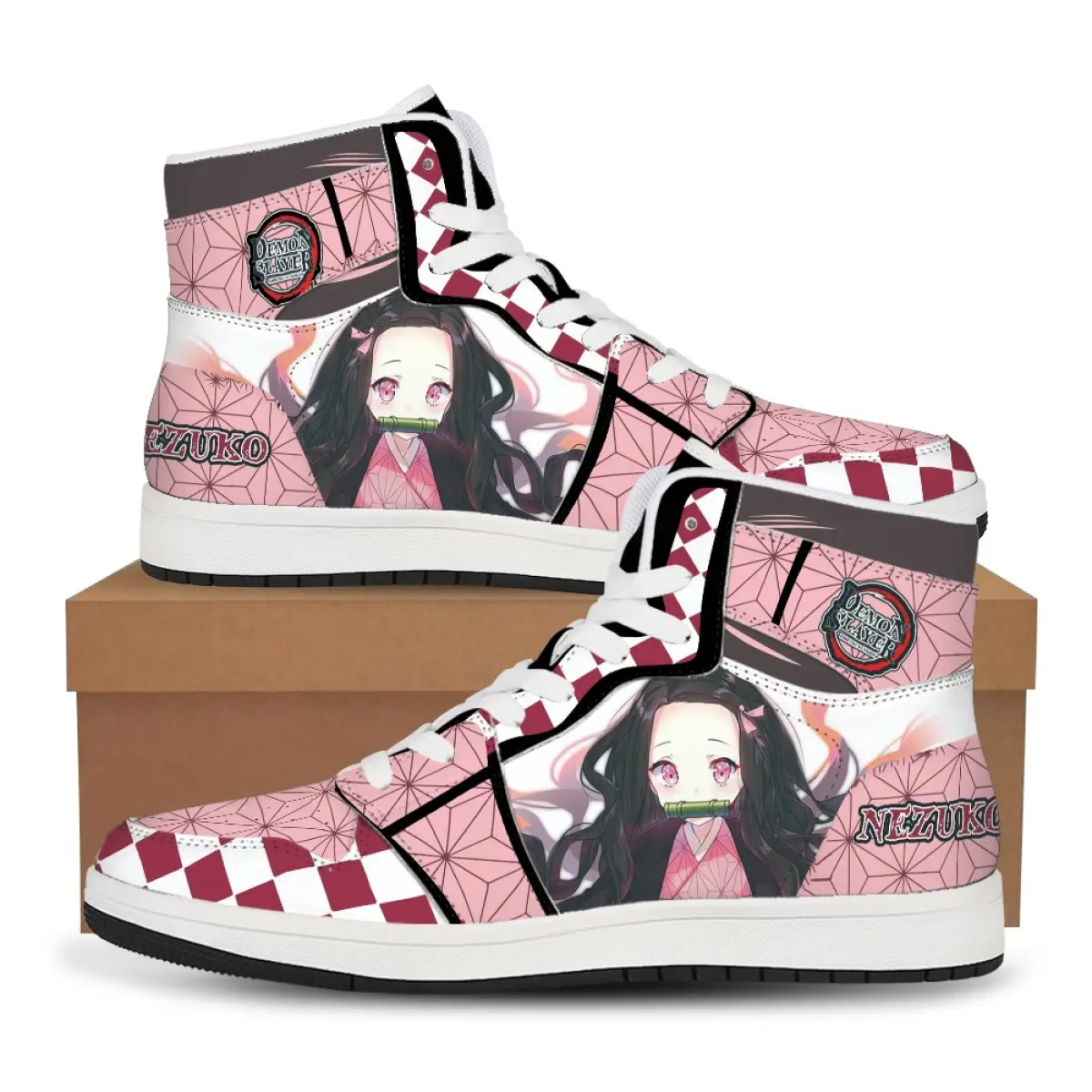 Demon Slayer Kimetsu No Yaiba Sneakers Basketball Anime Fashion Men's Shoes Women's Shoes Unisex Casual Shoe Custom Holiday Gift