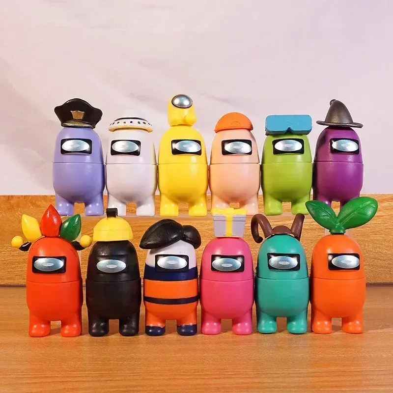 New 7/10/12PCS PVC Model Amonguse Action Figures Home Decoration Dolls Toys for Children Birthday Christmas Gifts