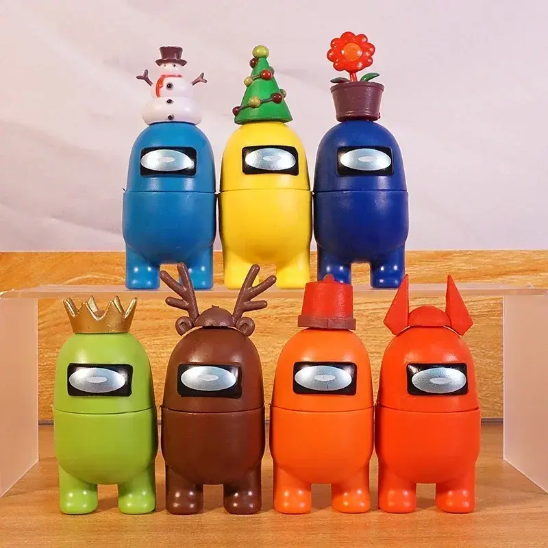 New 7/10/12PCS PVC Model Amonguse Action Figures Home Decoration Dolls Toys for Children Birthday Christmas Gifts